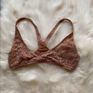 Intimately Free People Unlined Lace Blush Bralette